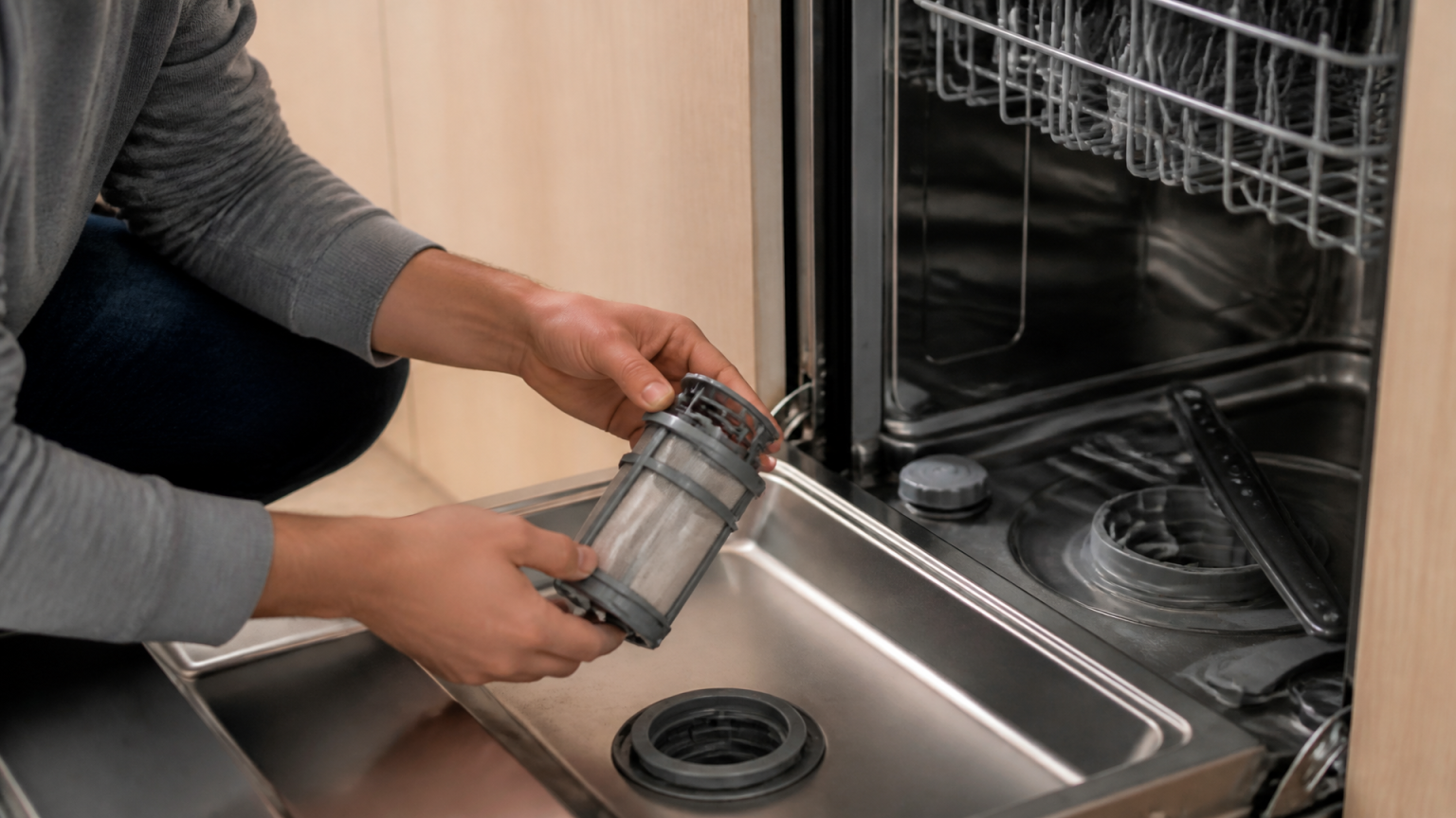 How to Clean Your GE Profile Dishwasher Filter - Home Appliance Fixing Blog