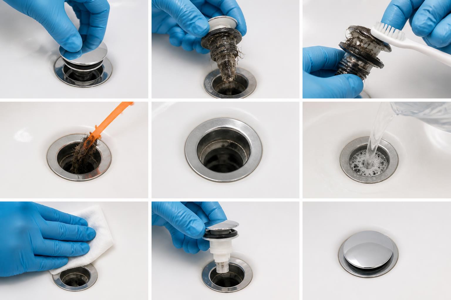 Illustration for: Step-by-Step Unclogging Process