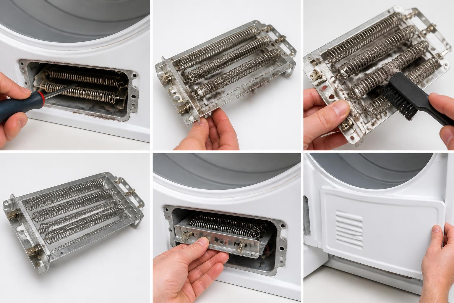 Illustration for: Dryer Heating Element Failure: An Operator Flow Through the Most Common Fix
