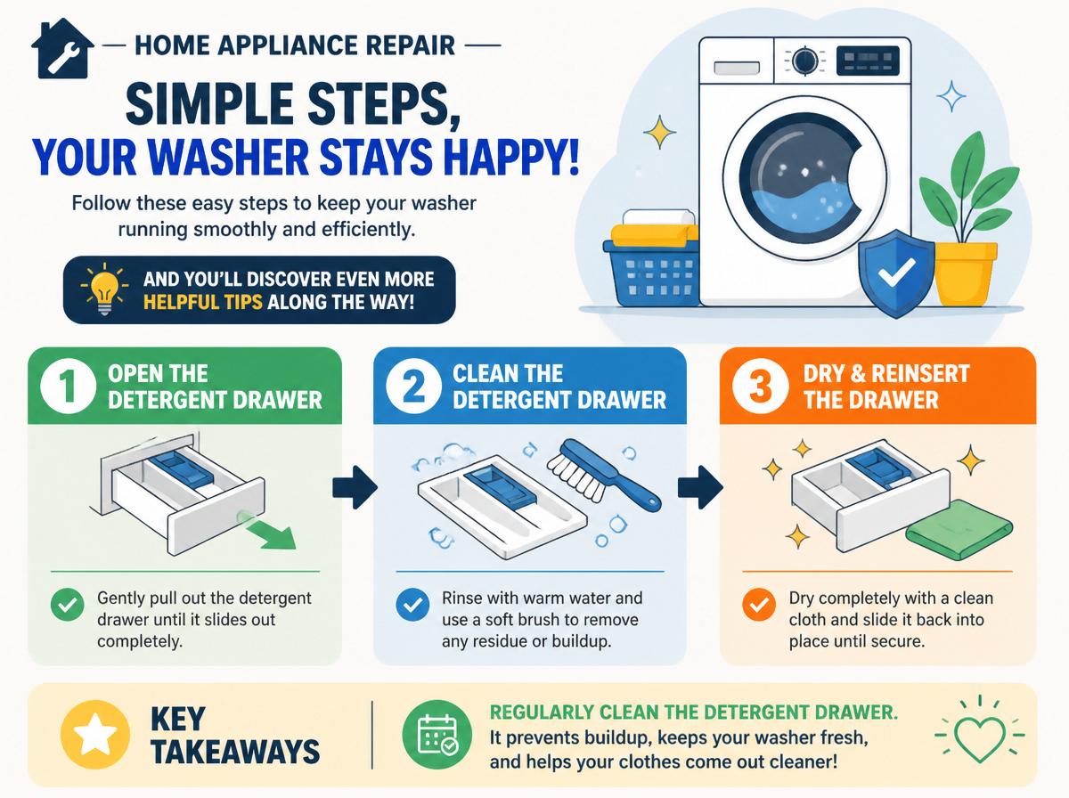 Step-by-step infographic: Care Essentials for Your Bosch Washing Machine: (intro/hero area)