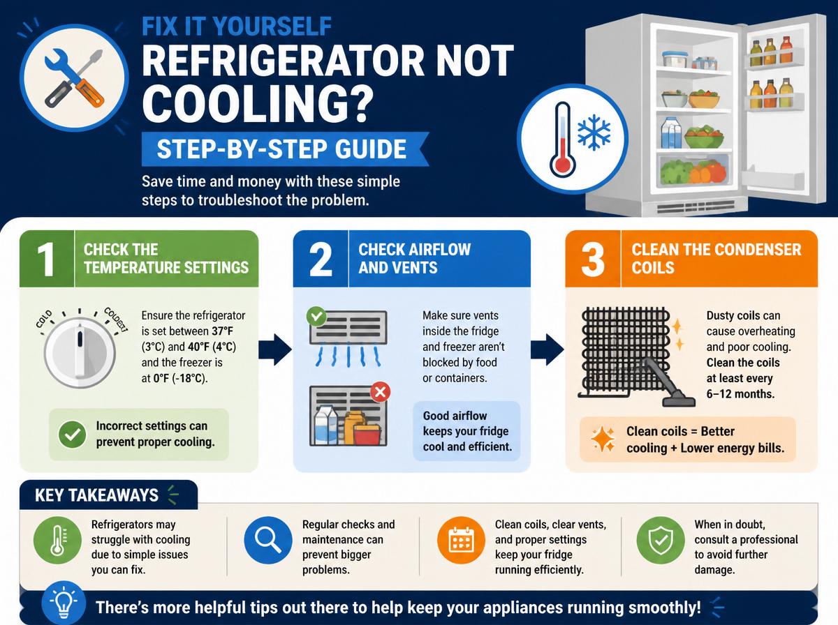 Step-by-step infographic: Common Problems With Samsung Appliances and Solutions: (intro/hero area)