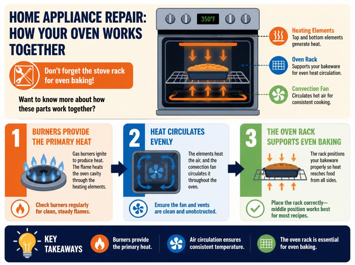 Step-by-step infographic: 10 Essential Stove Parts: A Comprehensive Guide to Specs: (intro/hero area)